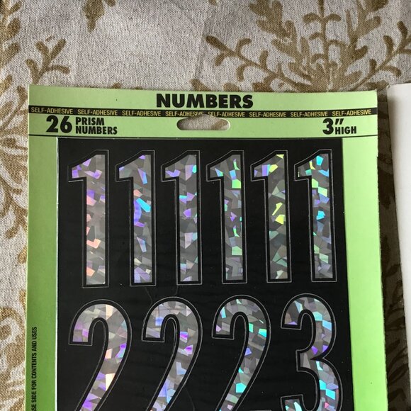 HY-KO Products Self-Adhesive Prism Numbers - Self-Stick 26 Letters - MM-33N - Picture 5 of 5
